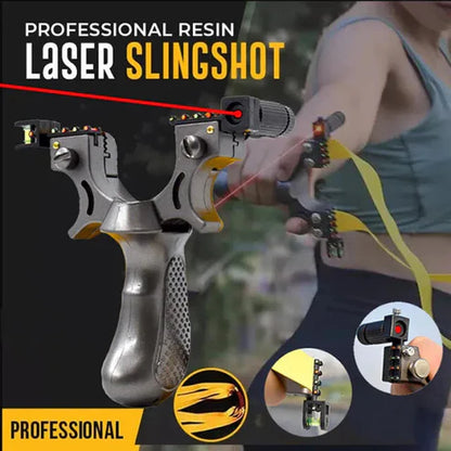 【🔥50% OFF】Professional Laser Slingshot 🎯 Ultimate Precision & Power! 🚀 Don't Miss Out!