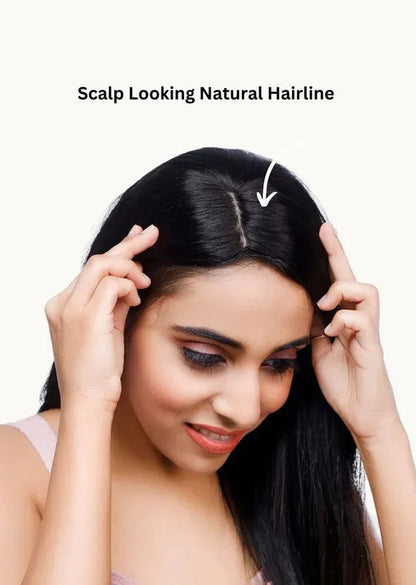 Hair Topper For Crown Thinning