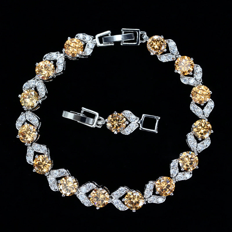 【🔥NEW ARRIVAL】💎Elegant Crystal AAA Zirconia Bracelet for Women – Hypoallergenic💎