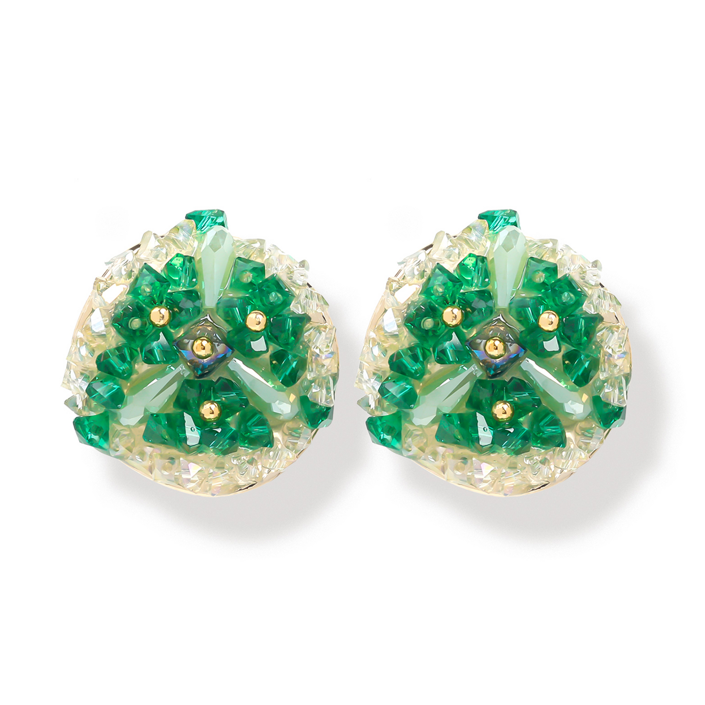 Vintage Emerald Stud Earrings