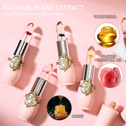 【🔥New Arrival】🌸6 Pcs Magic Flower Lipsticks – Color Changing & Long-Lasting