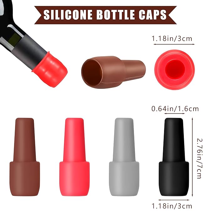 【🔥Buy More, Save More!】Perfect Seal, Endless Flavor: 🍷Reusable Wine Bottle Stoppers