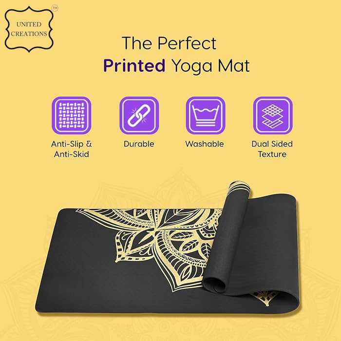 【🔥Now 40% Off】 Perfect Yoga Companion🧘‍♀️ Upgrade Your Yoga Journey with Printed & Precision Mats