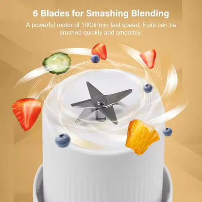 【🔥Hot Sale 50% OFF】Smart Mini Blender 🥭 | Blend & Sip On the Go