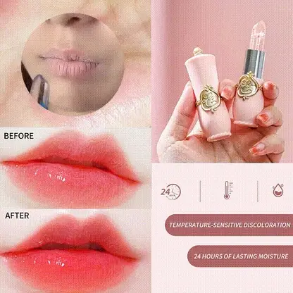 【🔥New Arrival】🌸6 Pcs Magic Flower Lipsticks – Color Changing & Long-Lasting